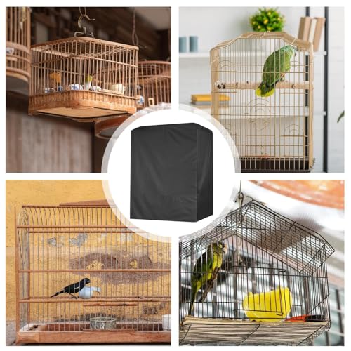 Housse de cage pour oiseau imperméable et bâche de nuit ajustable - 5