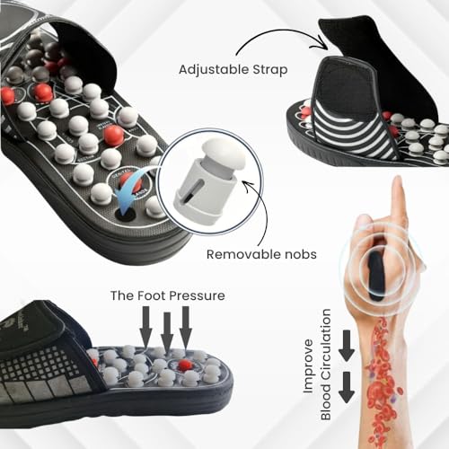 ValueLinker Acupressure Slippers Unisex Size 6 - Image 7
