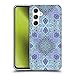 Head Case Designs Officially Licensed Micklyn Le Feuvre Navy Blue Mint and Purple Mandala Soft Gel Case Compatible with Samsung Galaxy A54 5G