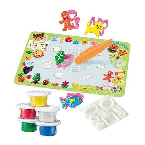 First Rice Nendo Mochiri Lisse pâte à modeler riz avec planche colorée pour enfant