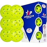 EPAMERICAN Outdoor Pickleballs USAPA Approved &mdash; Pickle Balls for Outdoor Play | No Dead Spots,...