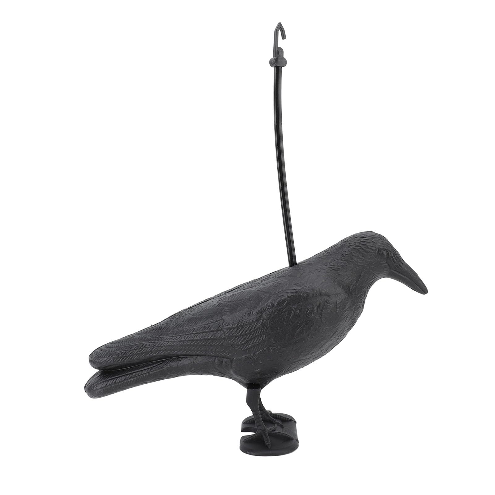 Crow Decoy 3D Standing Statue for Outdoor Garden Decoration