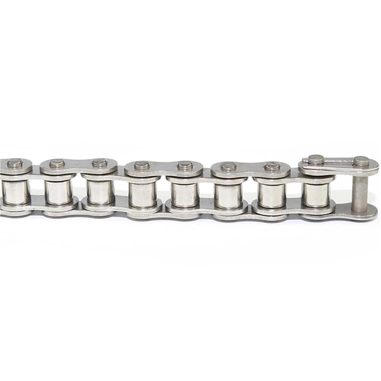 Rollenkette Aus Kohlenstoffstahl #25 04C-1 Rollenkette 25H 304 Edelstahl Teilung 1/4 Zoll 6,35 mm Industriegetriebe einreihige Kettenlänge 1/1,5/5 Meter(04C-1(1M))