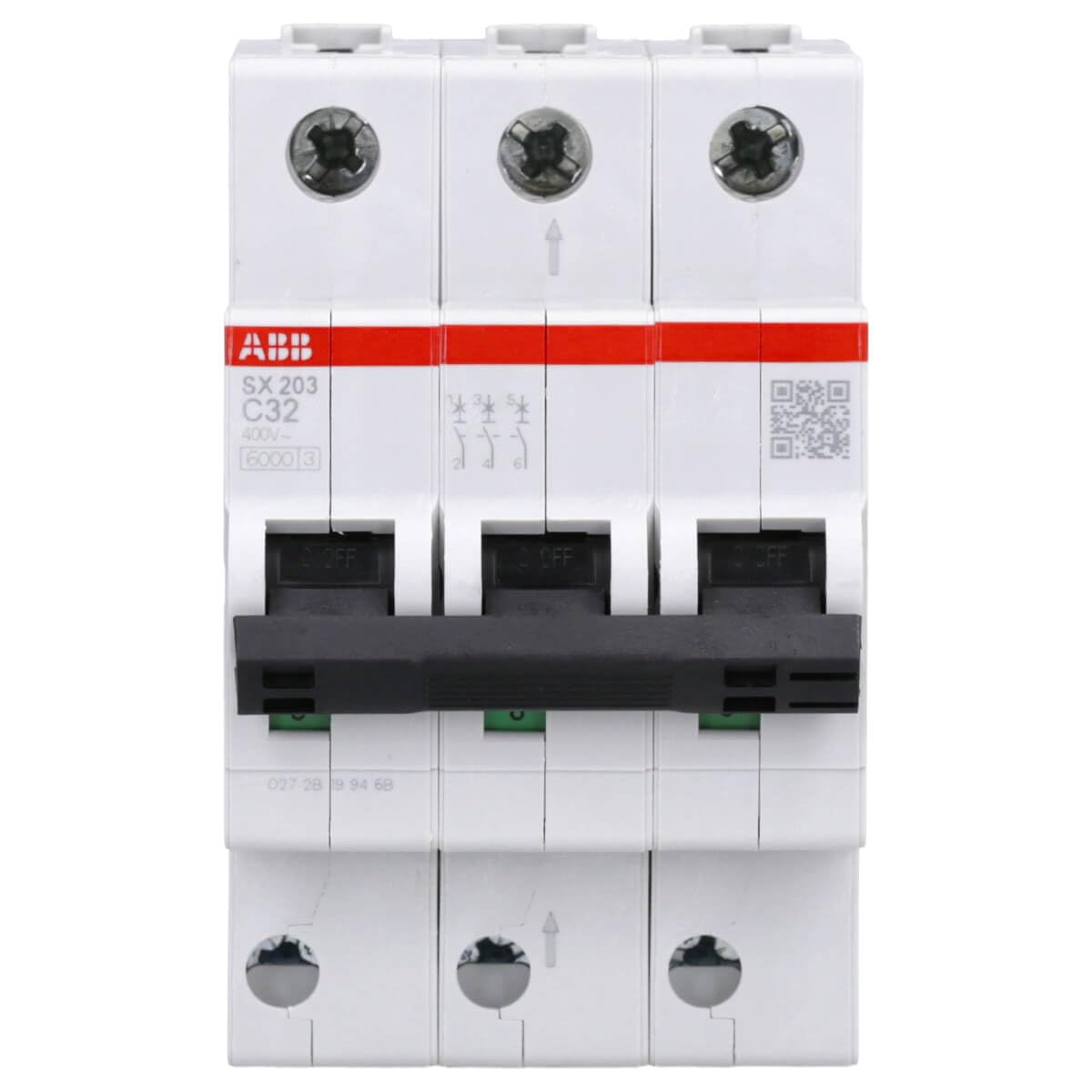 ABB SX203-C32 Sicherungsautomat FlexLine C-Charakteristik 6kA 32A 3P