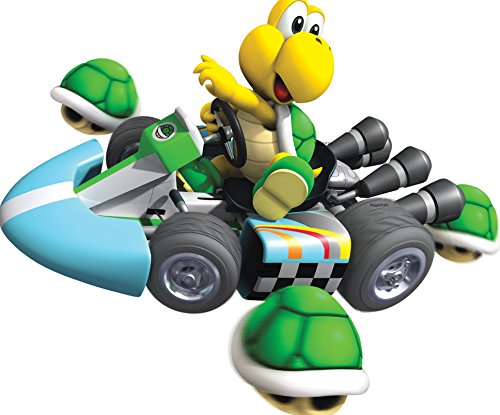 7 Inch Koopa Troopa Super Mario Wii Kart Removable Wall Decal Sticker Art Nintendo Home Decor - 7 by - //coolthings.us