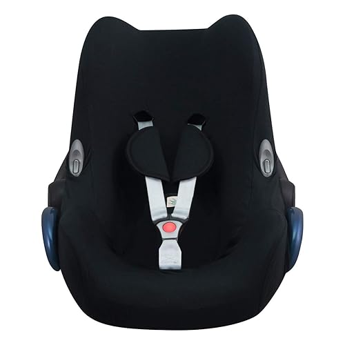 JYOKO Forro de cubierta para niños compatible con Maxi COSI Cabriofix, City, Streety Fix (serie negra)