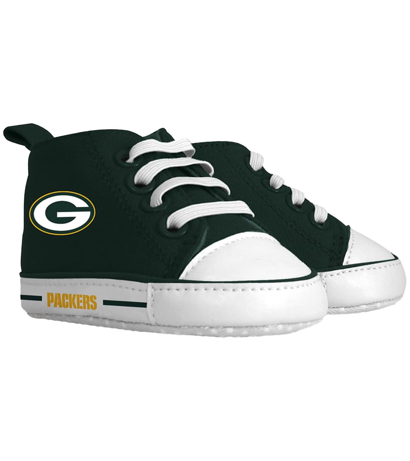 MasterPieces - NFL Baby Pre-Walkers Shoes, Officially Licensed, High Top Sneakers, Soft Anti-Slip Soles, Boys and Girls, 0-6 Months