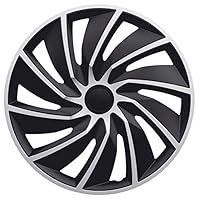 Copricerchi Auto Style 12 Pollici Argento - Set Di 4 Per Carrozzeria Moderna E Pulita - Foto 3