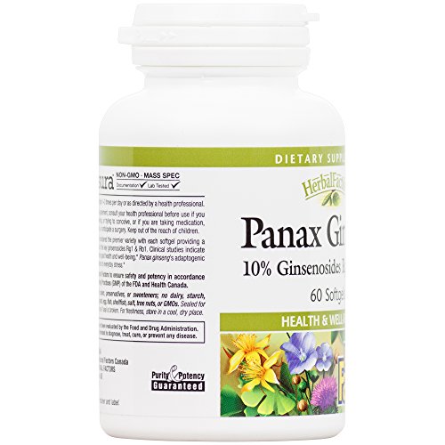 Herbalfactors By Natural Factors, Panax Ginseng, Promotes Resistance To Everyday Stress And A Healthy Well-Being, 60 Softgels (60 Servings) #TOP6