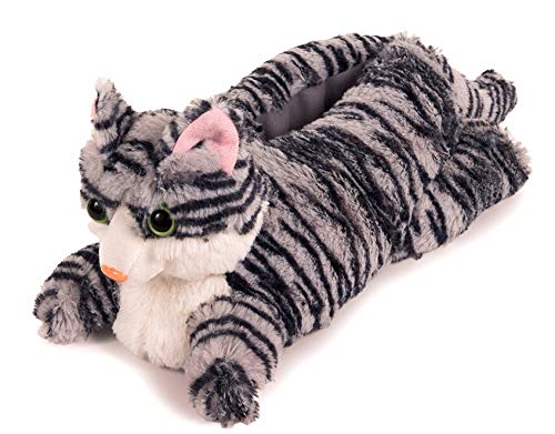 Lazy Paws Adult-Sized Cat Slippers (Size Medium Only)