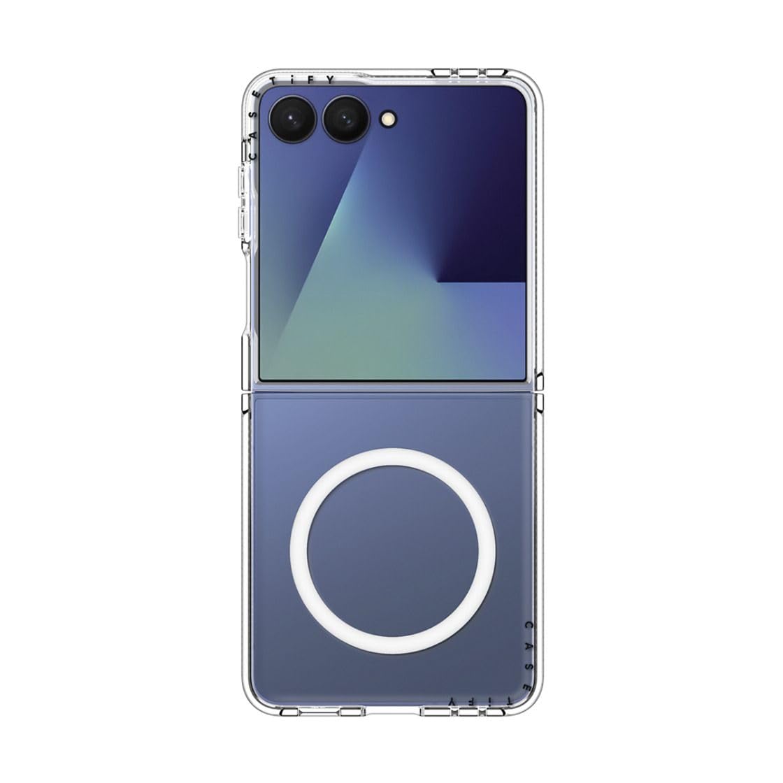 ケースティファイ　GALAXY flip7 casetifyのflip7ケースGlacier Blueめっちゃきれいな色で好き！ お