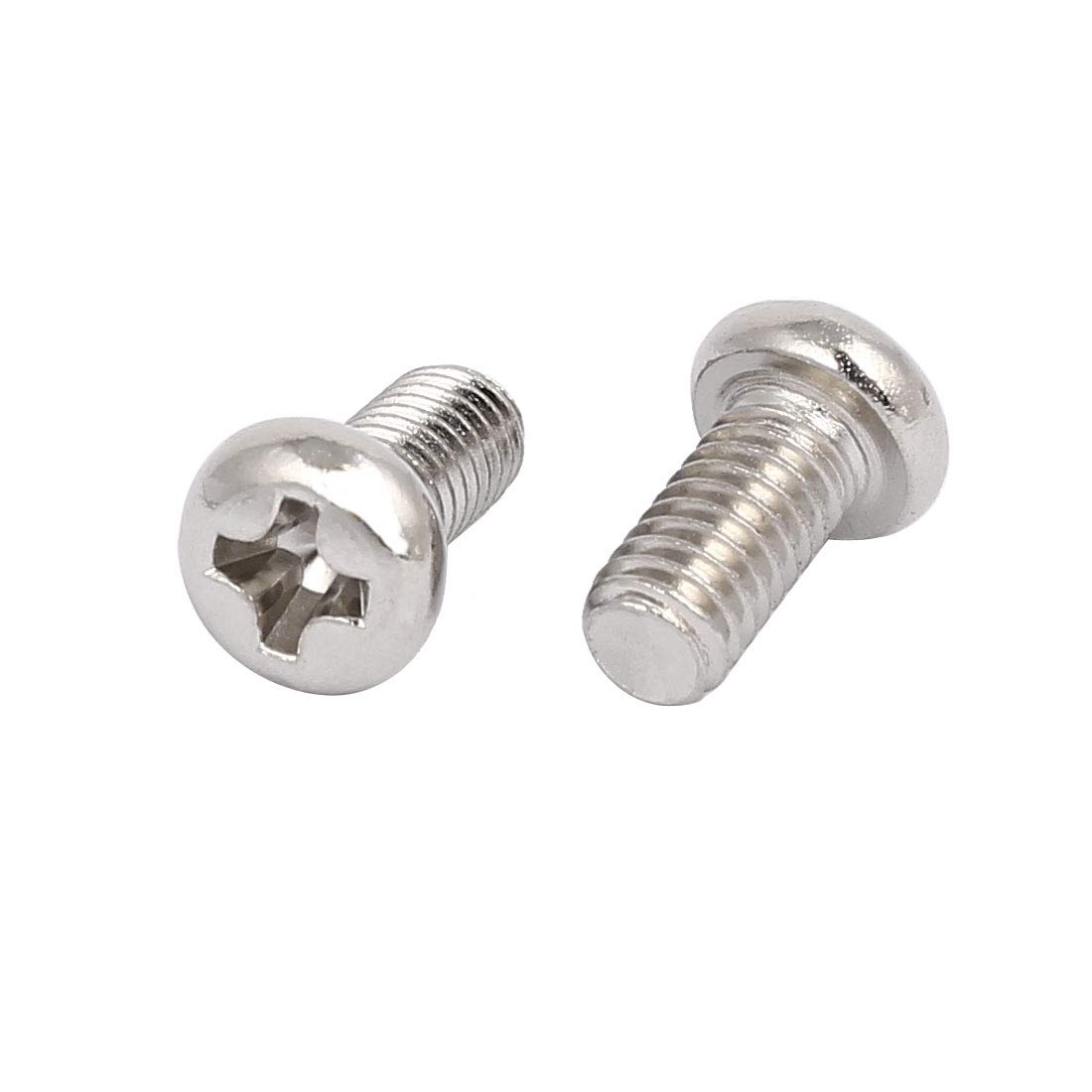 Viti A Testa Larga A Testa Piatta Con Croce In Zinco Blu E Bianco, Viti A Testa Tonda Grande A Testa Larga, Viti A Testa Larga A Testa Piatta-M4 * 10 (100 - Foto 9