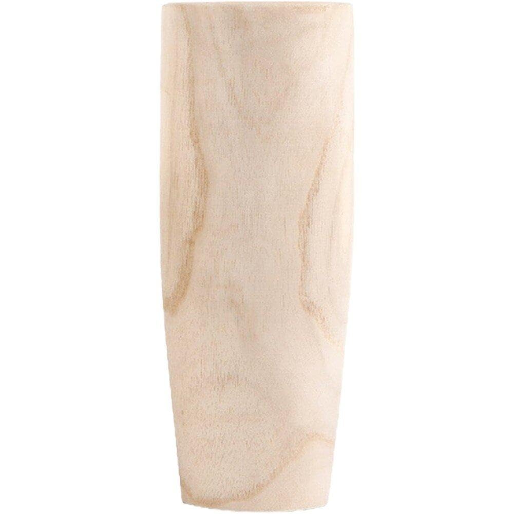 Vase en bois fait à main Hrippy, la poésie des fleurs séchées dans votre salon
