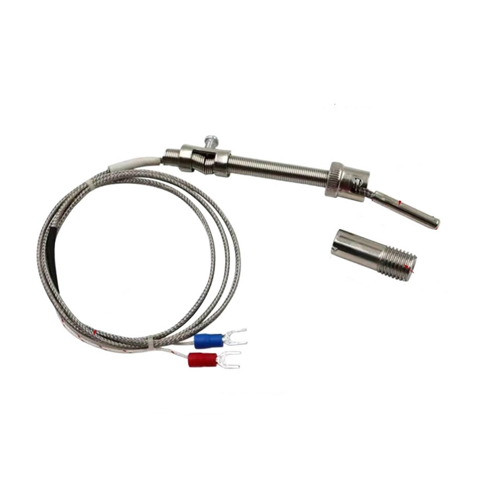 K Typ E mit Druckfeder, Temperatursensor for Thermostat 0 bis 400 Grad(E Type Wire 1m)
