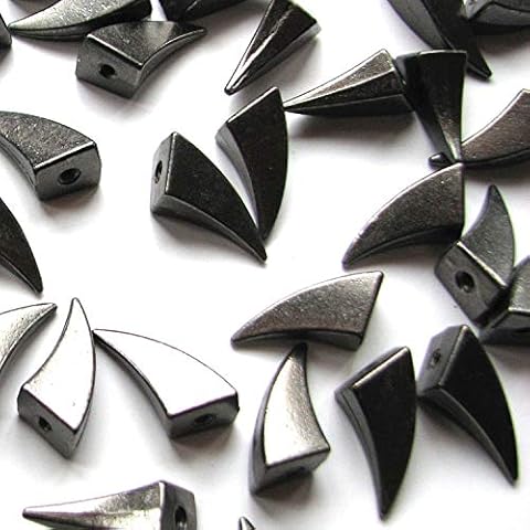 RUBYCA 17MM 30pcs Black Gunmetal Dragon Claw Spike and Studs Metal Screw-Back Spots Leather-craft DIY Punk Leather Clothes Cover