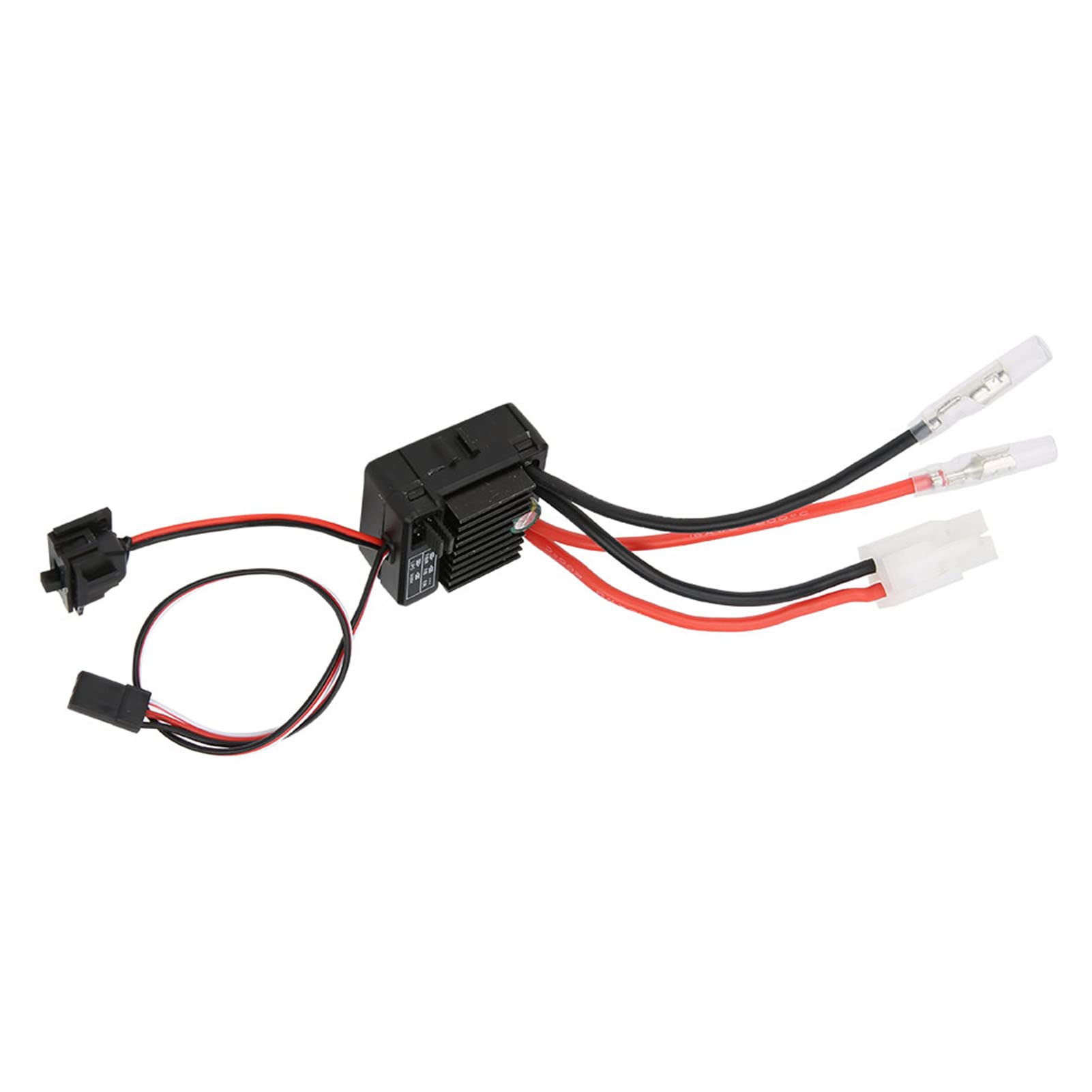 2-3S 60A ESC brossé étanche avec BEC 6 V/3 A, régulateur de vitesse électronique pour voiture RC 1/10, compatible avec les moteurs brossés et les cartes de programmation de poche 2-3S 60A ESC brossé étanche avec BEC 6 V/3 A, régulateur de vitesse électronique pour voiture RC 1/10, compatible avec les moteurs brossés et les cartes de programmation de poche