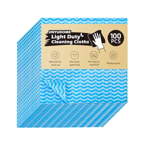 Linge de Nettoyage Réutilisable Cuisine, Bleu 100 Emb - Torchons Premium Microfibre Absorbant