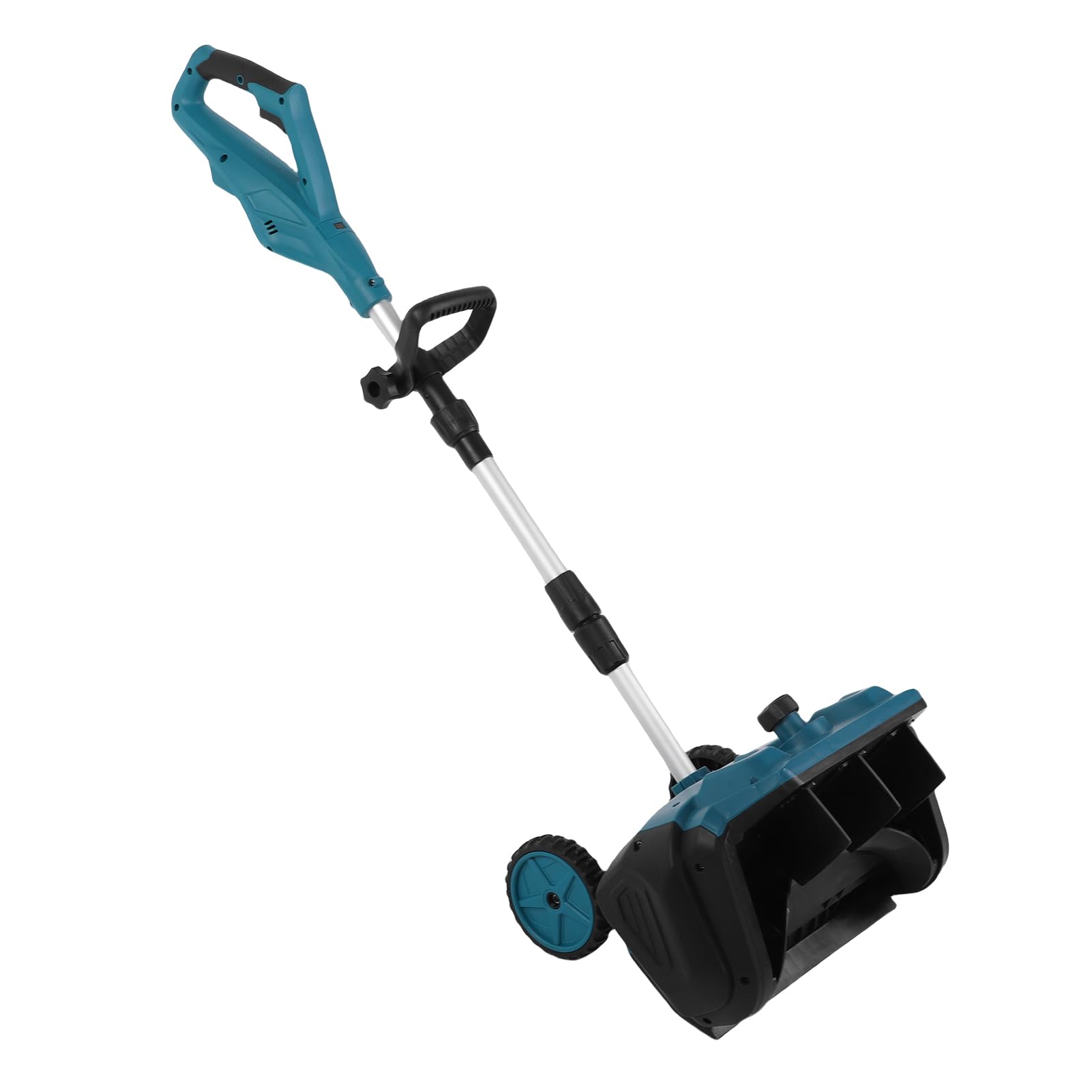 Hyuduo Pala de Nieve Inalámbrica, Construcción Liviana, Ancho de Limpieza de 16 Pulgadas, Ajuste de 3 Direcciones, Lanzador de Nieve con Batería, Ideal para Propietarios de Viviendas y Almacenamiento