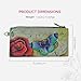 Anna by Anuschka Women's Hand Painted Genuine Leather Organizer Wallet - Floral Paradise