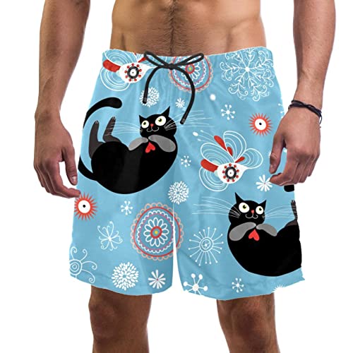 Maillots de bain homme chat au séchage rapide pour le surf d'été