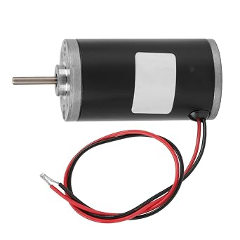 Permanent Magnet DC Motor, Complete Motors Torque Generator High Speed Stepper Generator for Electric Scooter Drive Speed Reduction Control Permanent Magnet DC, 24V 24v8000 RPM