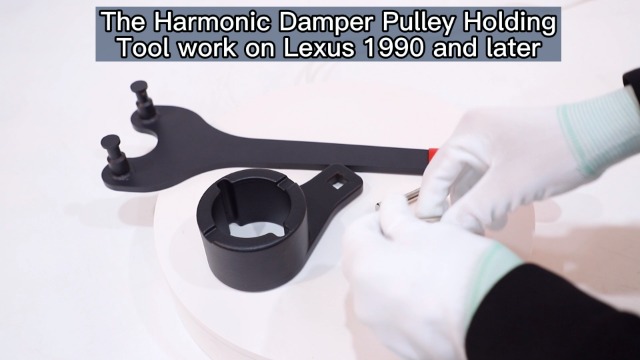 Harmonic Damper Pulley Holding Tool Kit Crankshaft Crank Holder - Foto 6