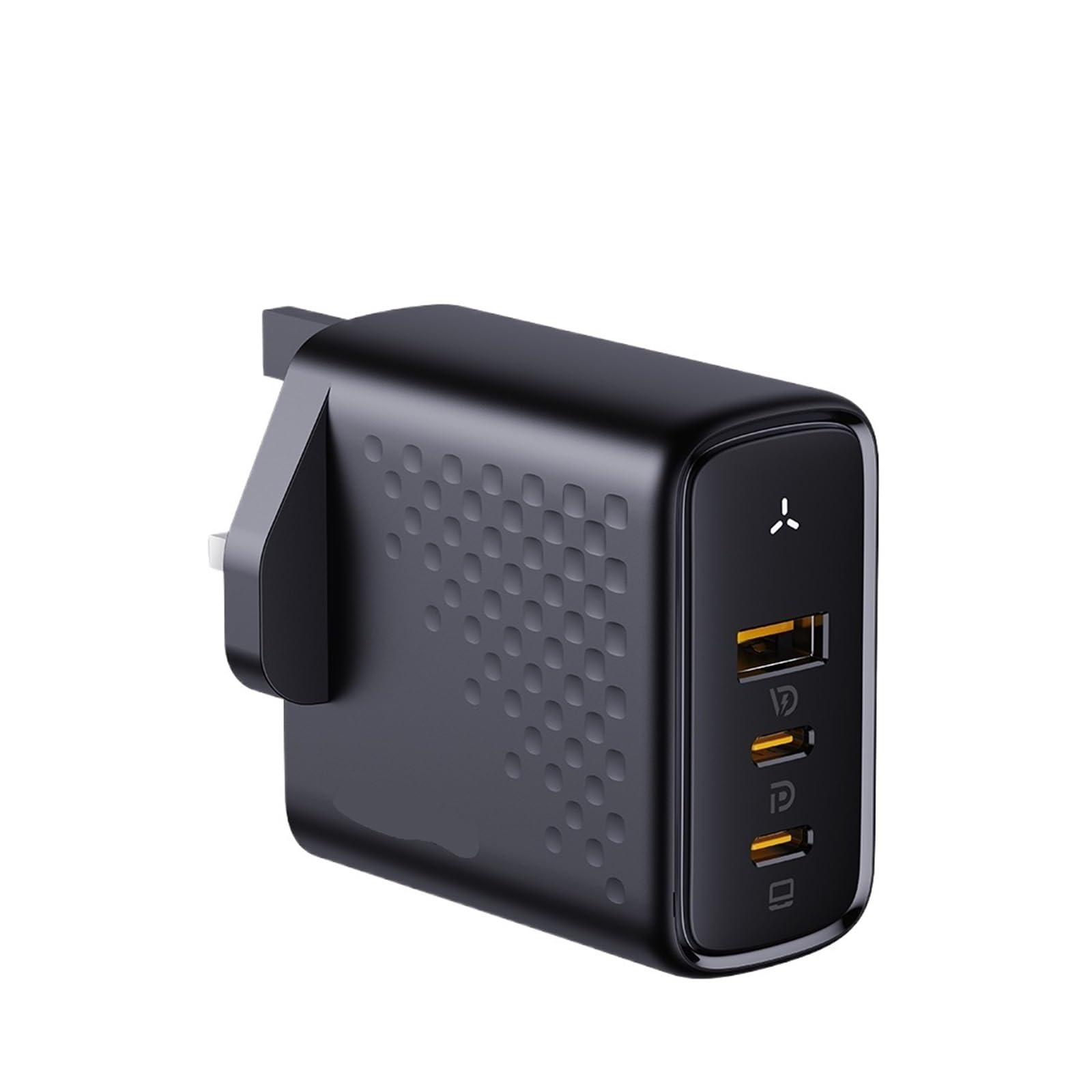 GaN III 100W Desktop Charger Quick Charge 4.0 QC 3. PD USB-C Type C USB Fast Charging(100W U-K Black)