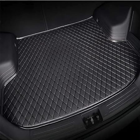 TOOTYY Car Leather Boot Mats for BMW 2 Serise coupe(2door) 2018-2024,Waterproof Anti Scratch Anti Slip Protector Pad Cargo Tray Liners Trunk Carpets Interior Accessories,B-All-Black
