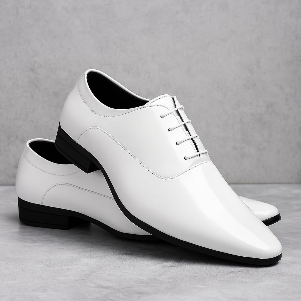shoe island Icon-X ™ Fashionable Red Black Leather Trendy Modern Lace Ups Running Basketball Sports Casual Shoes Sneakers for Men (BAB5015)-picture-48