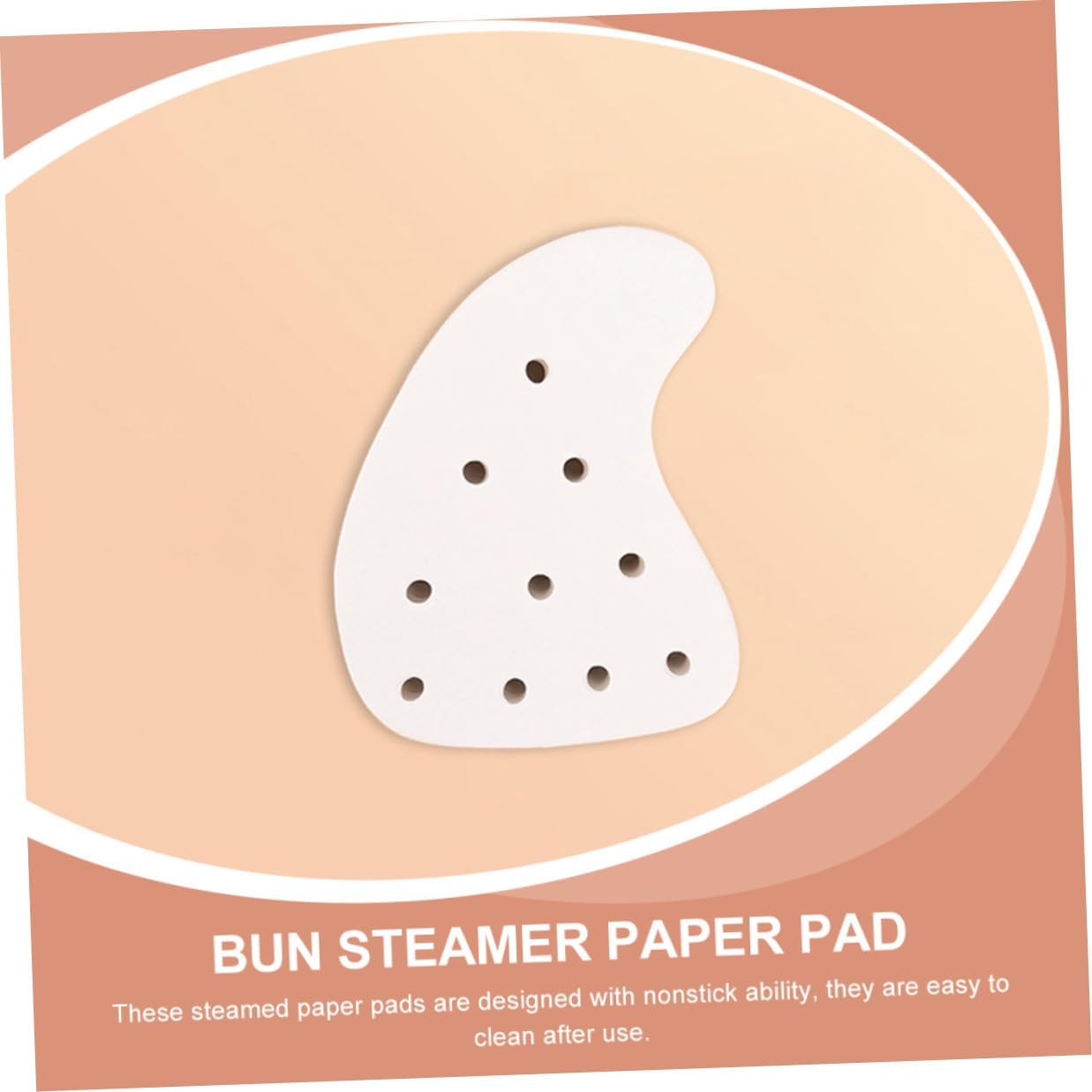 Alasum 500pcs Non-stick Perforated Steamer Liners Kitchen Paper Pads for Steaming Buns and Cakes Disposable Oil-resistant Steamer Paper Sheets and Electric