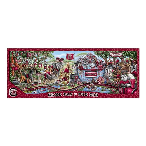 Image of YouTheFan NCAA South Carolina Gamecocks inchGame Day At The Zoo inch 500 Puzzle