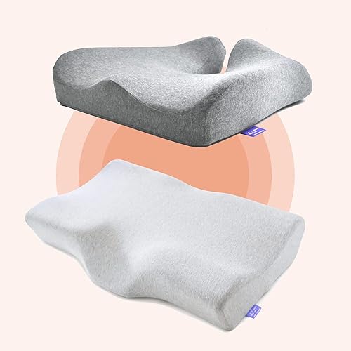 C CUSHION LAB Paquete de comodidad para aliviar la cadera y el cuello