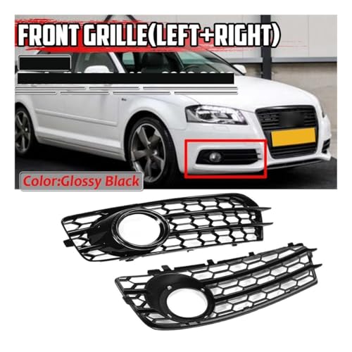 Grille antibrouillard avant protégeant les optiques contre les projections pour A3 8P S-line - 2