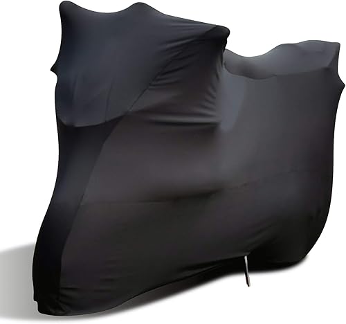 WinPower Funda de terciopelo elástica para interior de motocicleta, a prueba de polvo, para motocicletas, 96 pulgadas