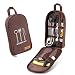 Delicacy 10 PCs Camping Kitchen Utensil Set, Camp Cookware Utensils Organizer Travel Kit with Water Resistant Case, Cutting Board, Rice Paddle, Tongs, Scissors,Ladle,Spatula, Knife, Bottle Opener