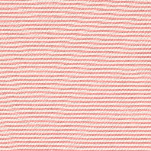 Image of miniklub Baby Round Neck Half Sleeve Knitted Cotton Top (Cream /Coral Color)