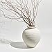 LB2 White Ceramic Large Vase, 11