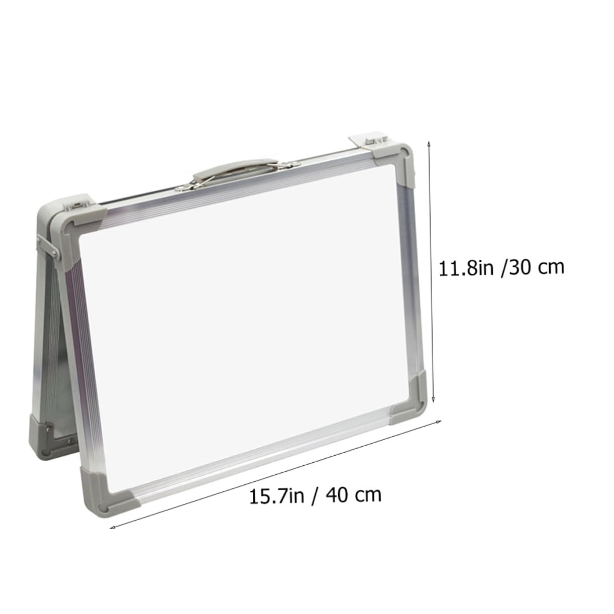 MAGICLULU Lavagna Magnetica Pieghevole Bifacciale da Tavolo Lavagnetta Portatile con Supporto Stabile per Scuola Ufficio e Casa per Scrivere e Disegnare