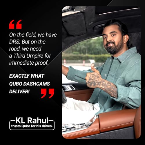 Image of Qubo 3-Channel Dashcam Trio by Hero Group (Front+Rear+Cabin Camera) [New Launch] | 2K QHD | Built-in Wi-Fi & GPS | Wide FOV | IR Night Vision | App Control | Supports up to 1TB SD Card