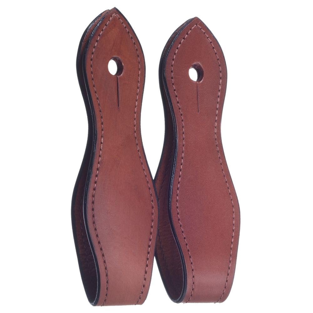Smooth Leather One Piece Slobber Straps