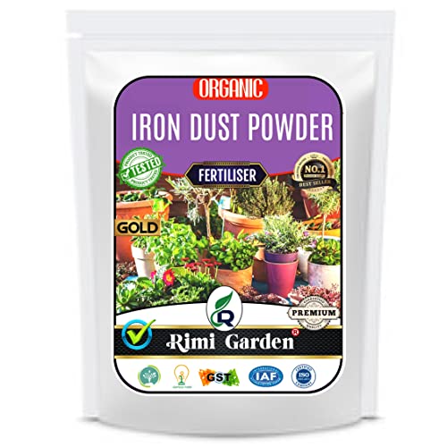Rimi Garden® Iron Dust Powder, Premium Essential Organic Fertiliser for Plant, with Charged Micro-organism and ++ Micronutrients (900 gm)