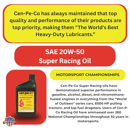 Aceite para motor 20W-50 Super Racing 1 cuarto miniatura 3