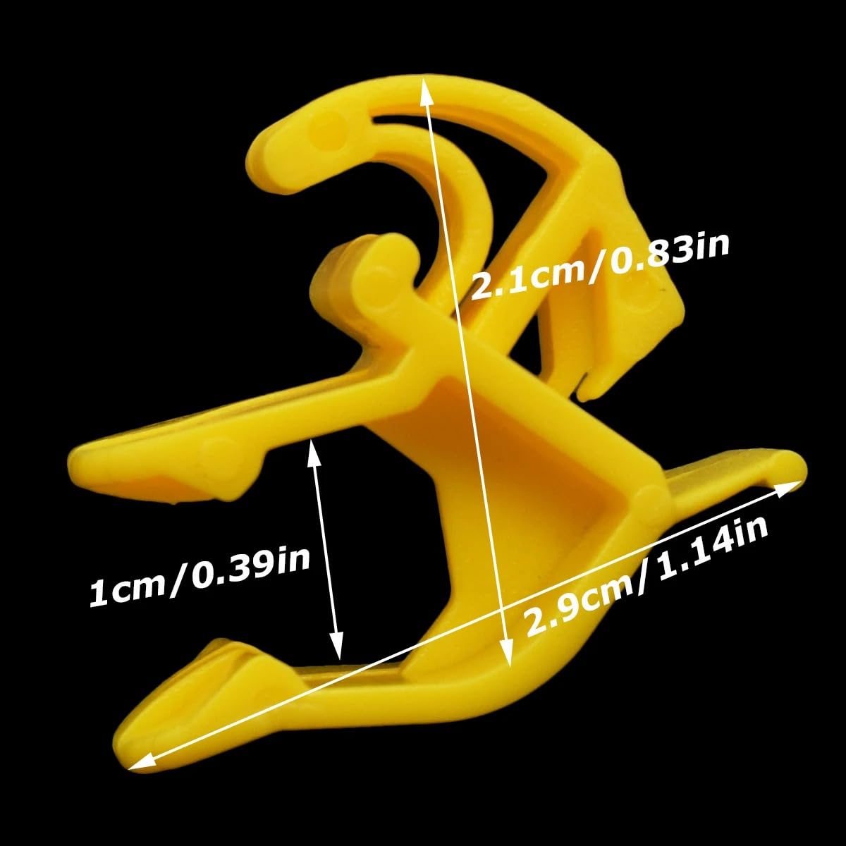 Clip Di Fissaggio Per Asta Cofano Ford Escort Mk3 RS Turbo - Set Da 4 Pezzi, In Plastica Resistente