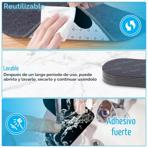 Miniatura 5 de 32 Pinzas Para Alfombras Antideslizante, Antideslizante Para Alfombra Lavable Y Reutilizable, Topes Para Alfombras, Base Antideslizante Para Moqueta Cinta De Dos Lados, Apto Para Diferentes Suelos