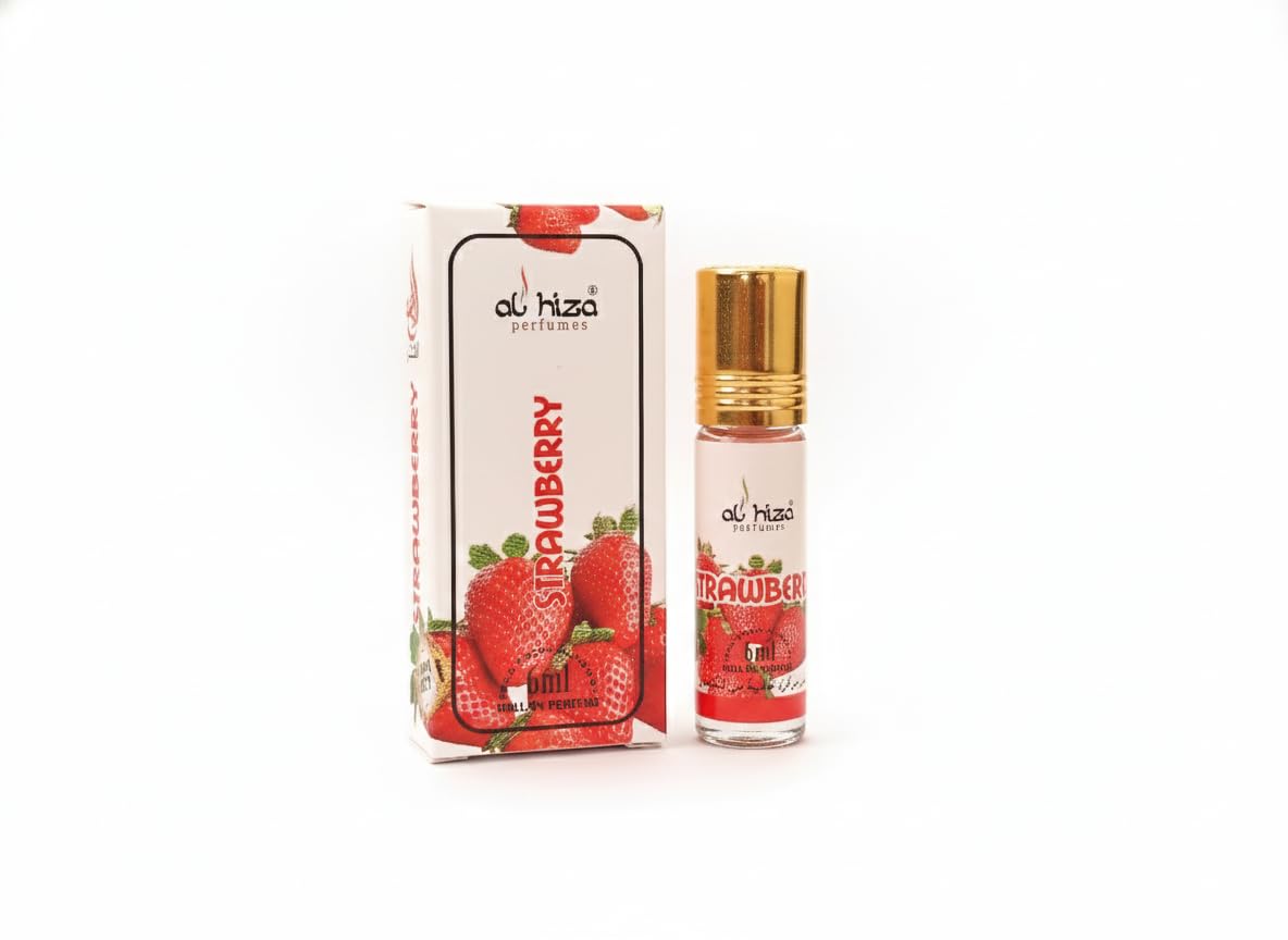 AL HIZA STRAWBERRY - UNISEX ATTAR ROLL - ON PERFUME (6ML)-image-41