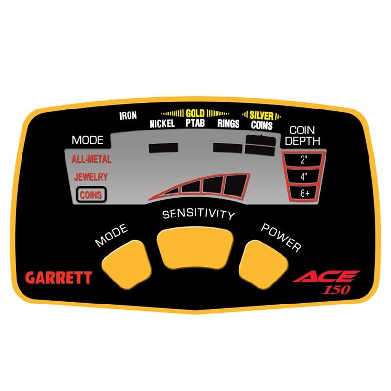 Garrett - Detecteur De Metaux Ace 150 Livre Avec Son Protege Disque + Casque Filaire Pliable + Pelle Big Foot