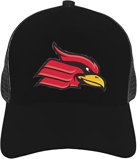 Wheeling University Logo Curved Brim Mesh Baseball Cap Casual Sun Hat for Unisex