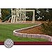 Garden Elements True Form Outdoor Decorative Flex-Wall Resin Edging for Gardens, Playgrounds, Plastic Life-Like Cobblestone Landscape Lawn Borders, 4 Foot Section (Pack of 4)