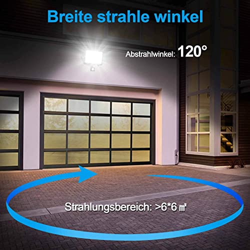 LED-Strahler mit Bewegungsmelder für den Außenbereich