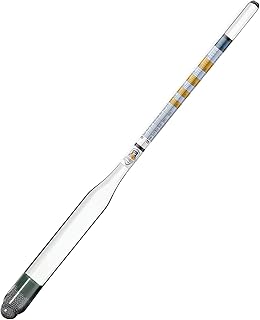 Proof and Tralle – Accurately Measure Alcohol Content – for Distilled Alcohol and Spirits, Moonshine – Alcohol Hydrometer, Alcoholmeter – 0-200 Proof
